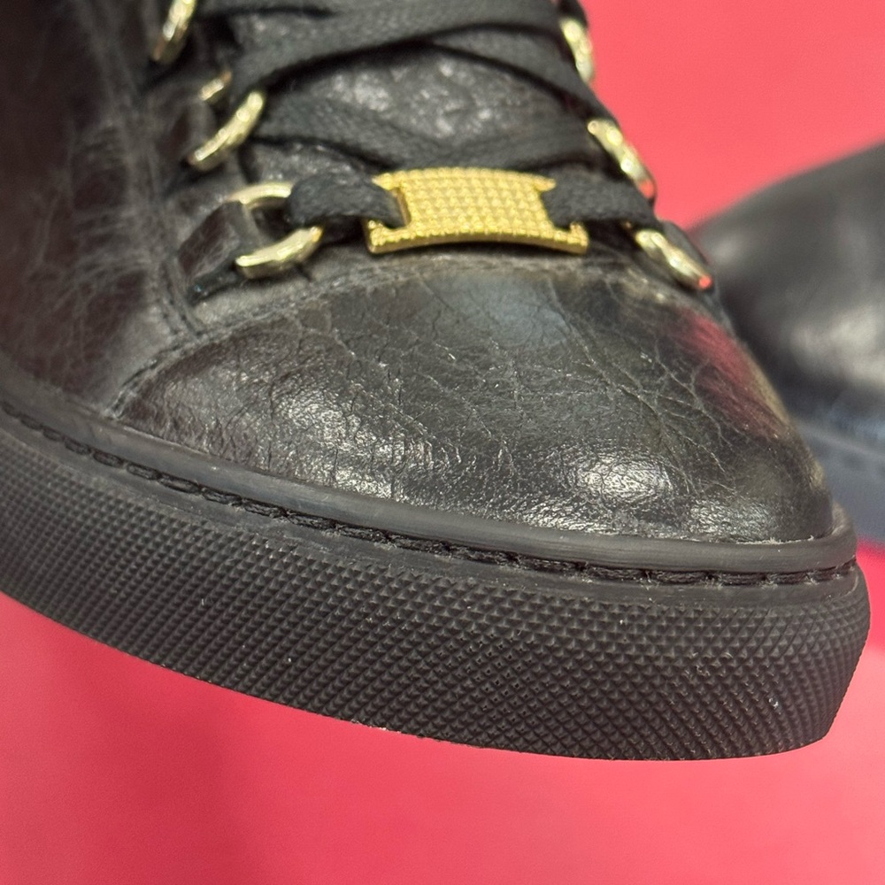 Balenciaga Womens Arena Low ‘Black’ - Picture 7 of 8